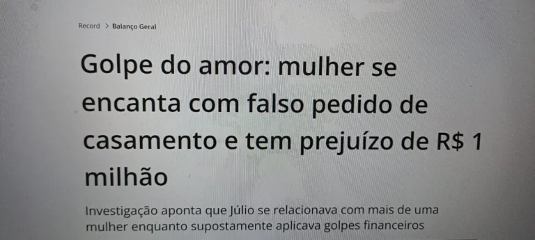 New home Como Localizar Um Golpista