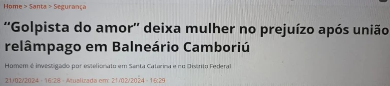 New home Localização De Golpistas Do Amor